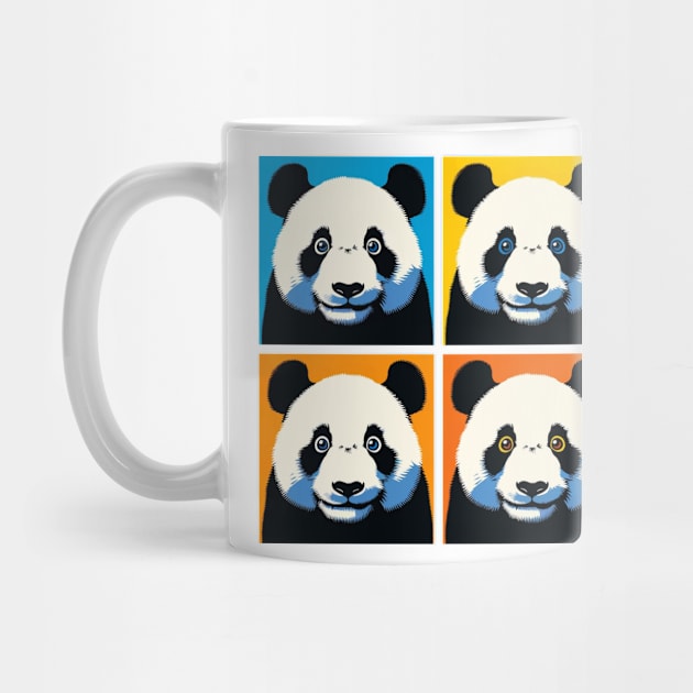 Pop Wide Eyes Panda - Funny Panda Art by PawPopArt